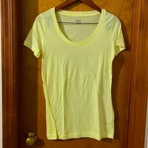 Bright yellow Mossimo Tee, Large